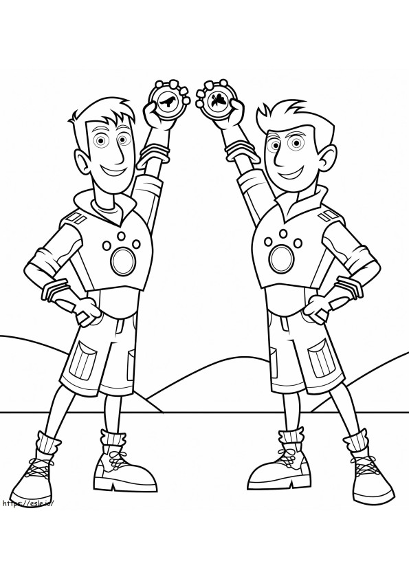 Wilde Kratts zum Ausdrucken