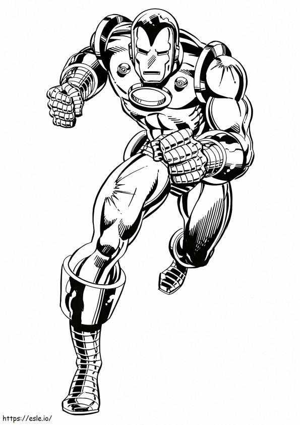 Iron Man Printable coloring page