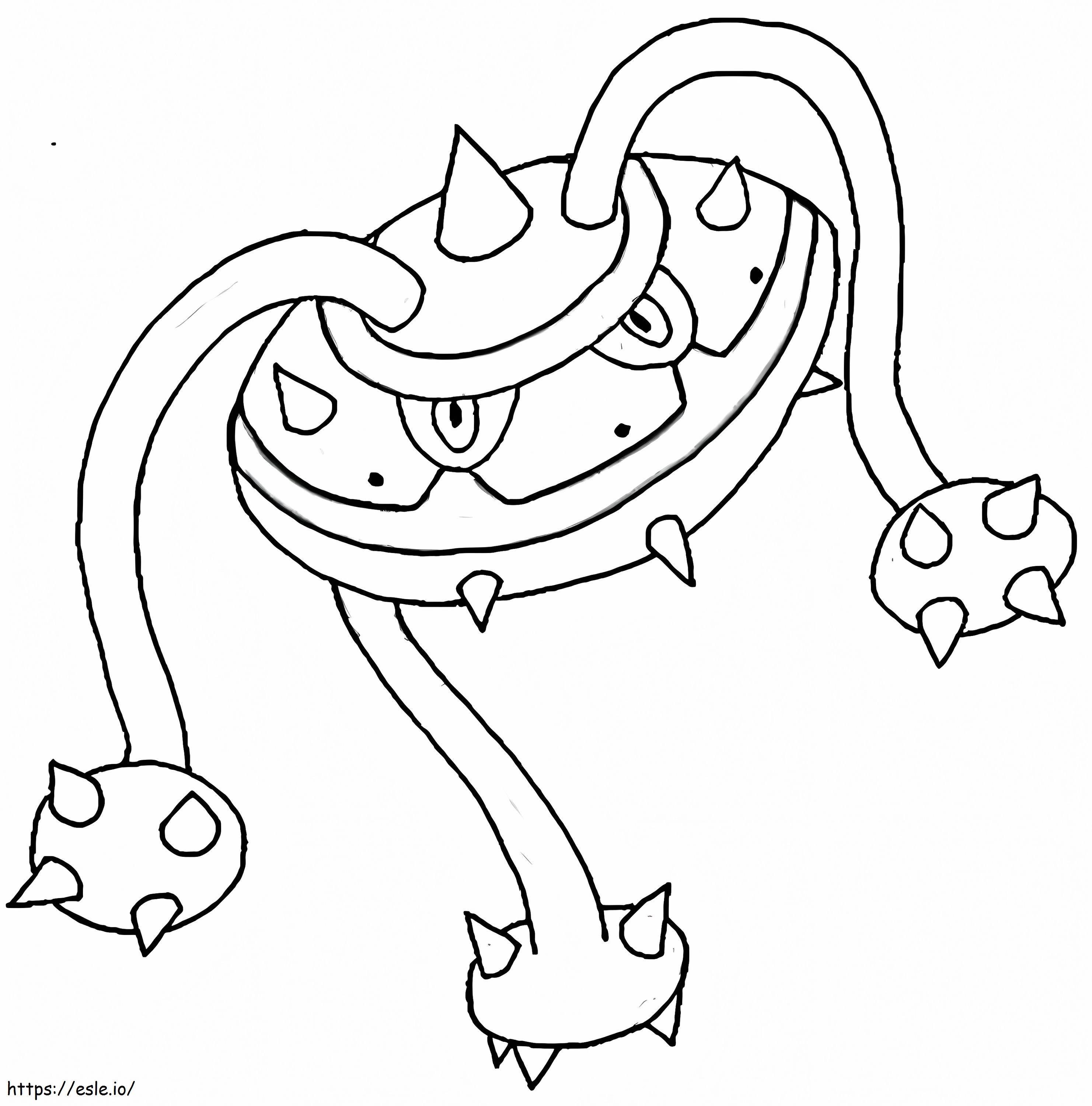 Ferrothorn Pokemon 3 coloring page