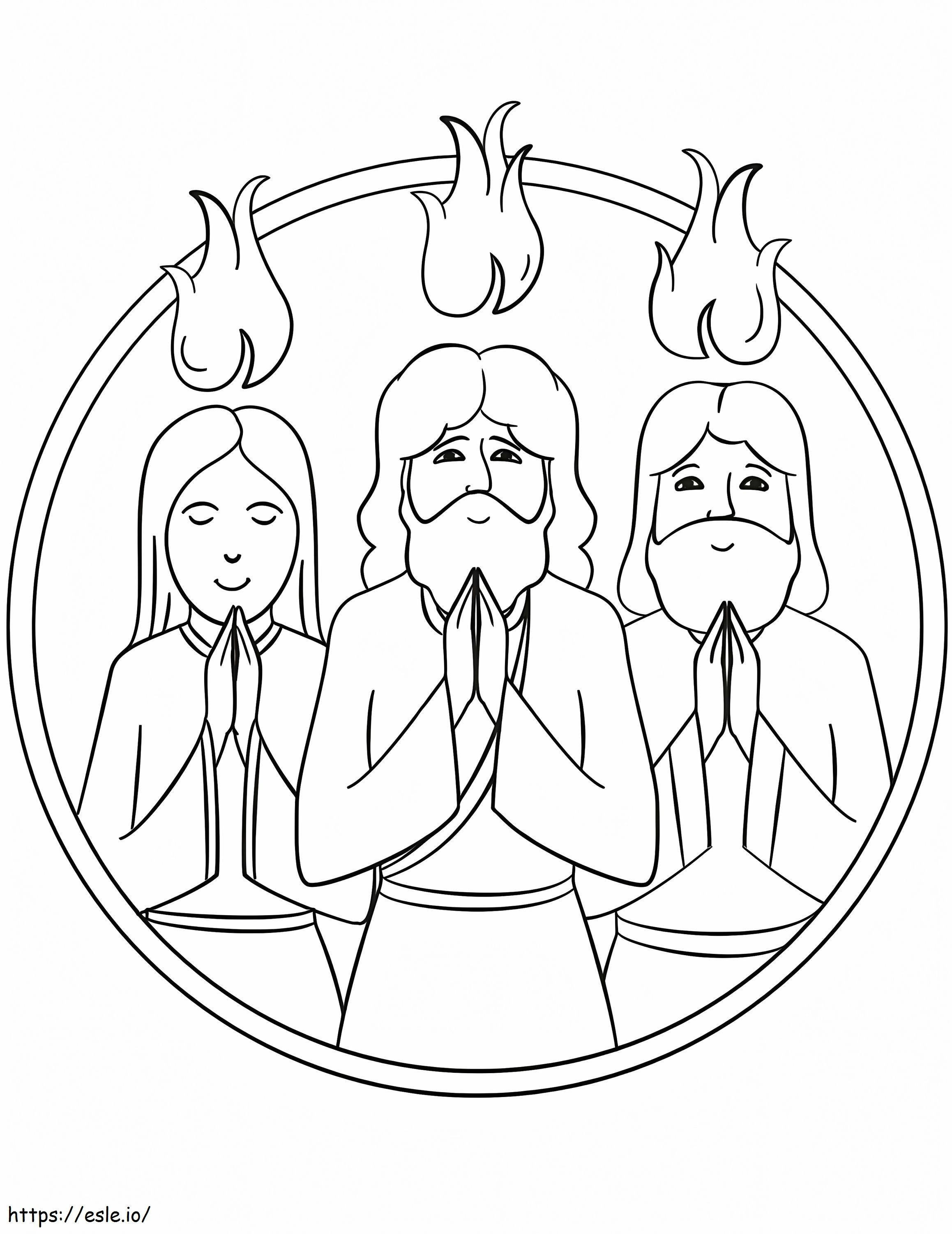 Day Of Pentecost coloring page