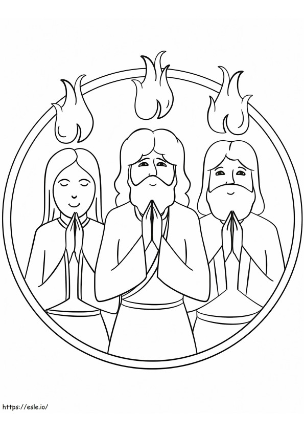 Day Of Pentecost coloring page