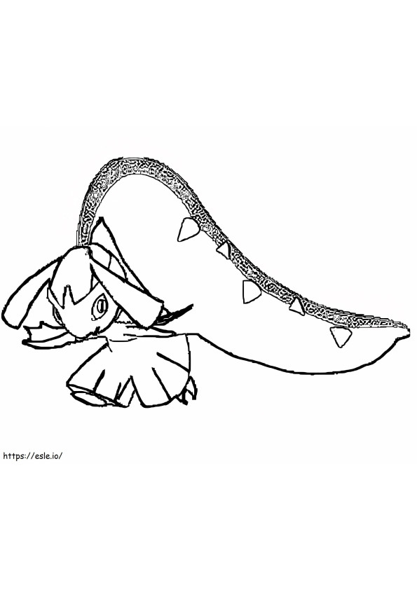 Coloriage Pokémon Mawile imprimable à imprimer dessin