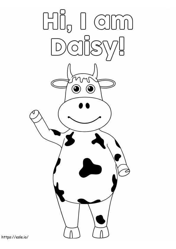 Daisy Little Baby Bum coloring page