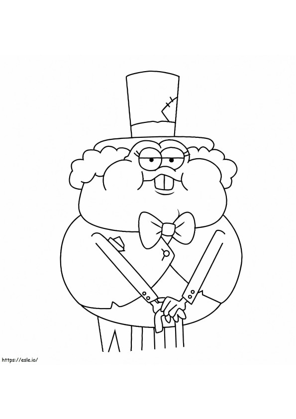 Barry From Disney Amphibia coloring page
