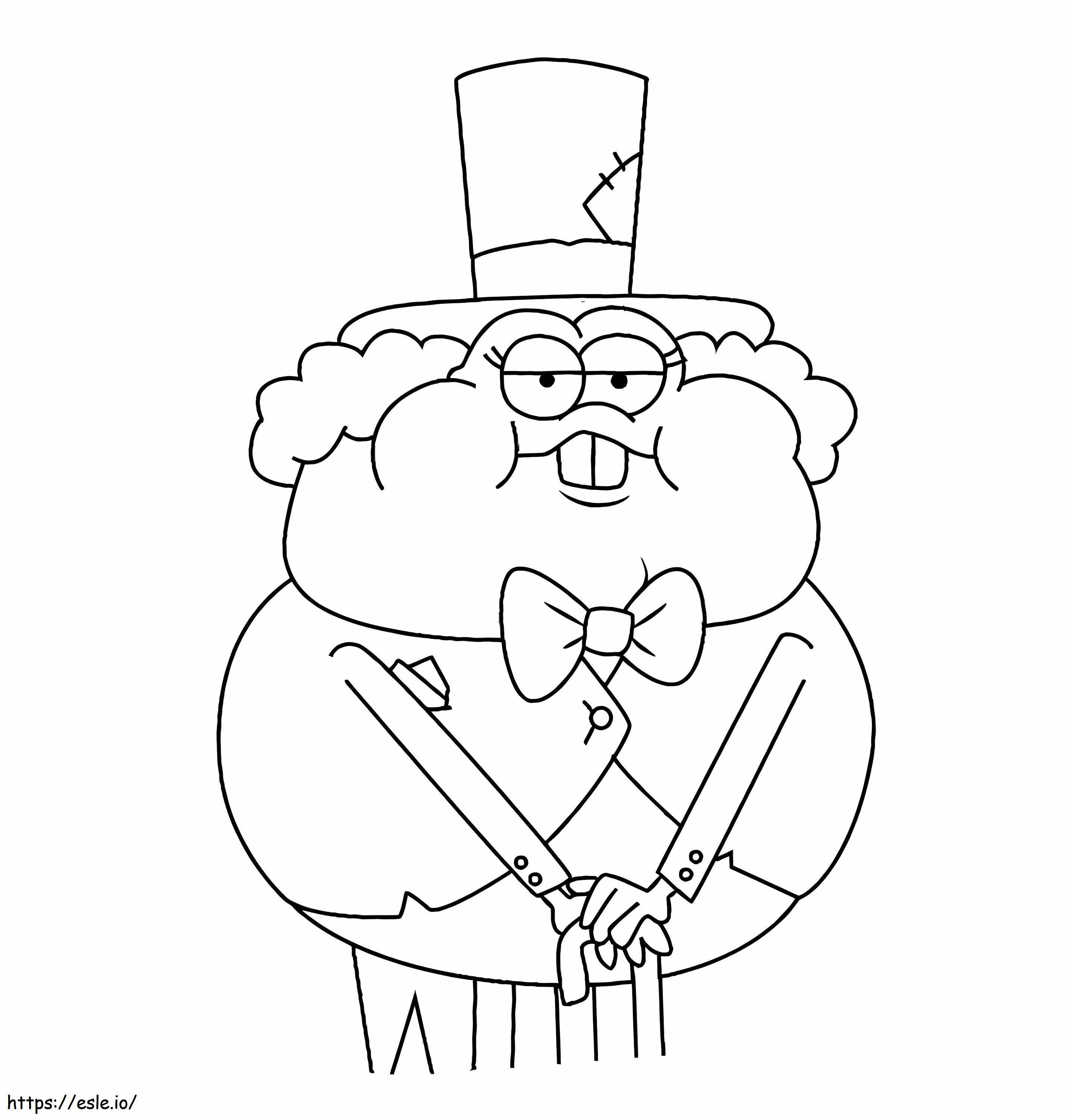 Barry From Disney Amphibia coloring page