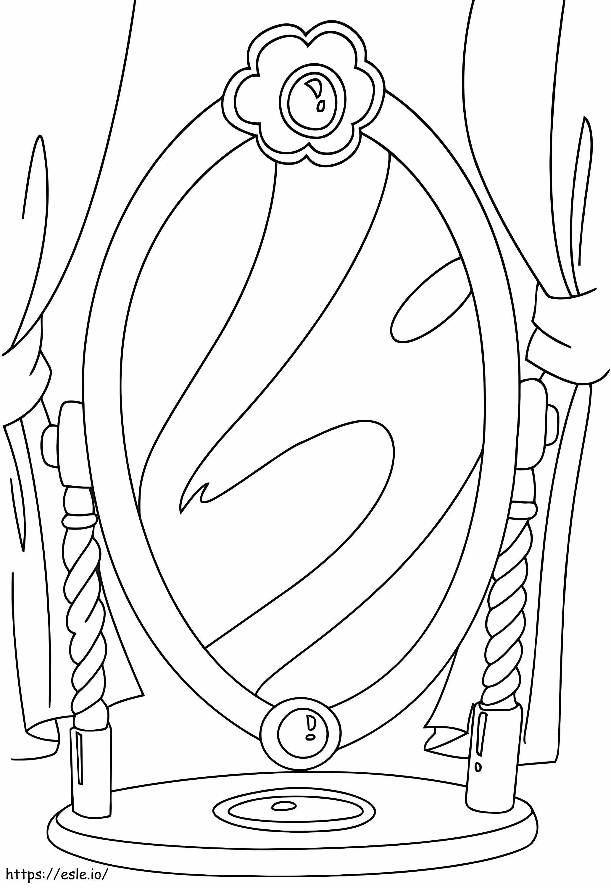 Free Mirror coloring page