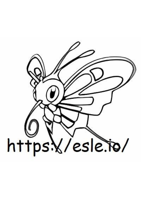 Beautifly coloring page