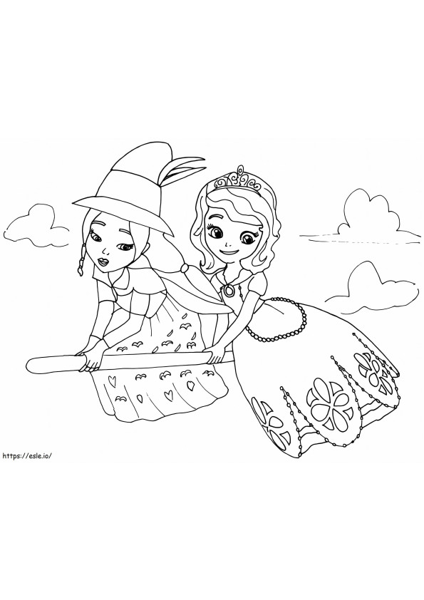 Sofia e la strega volano insieme