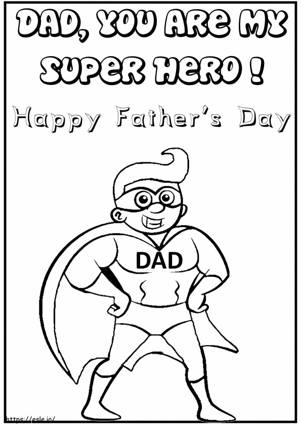Papa tu es mon super héros