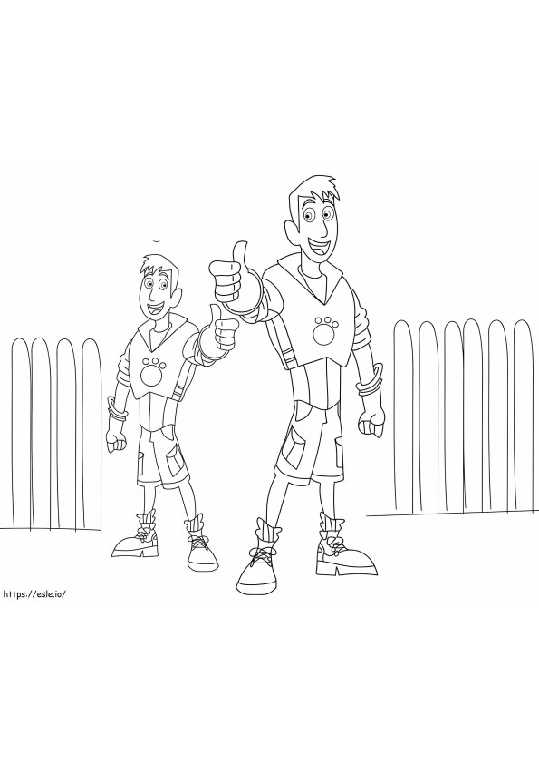 Kostenlose Wild Kratts zum Ausdrucken