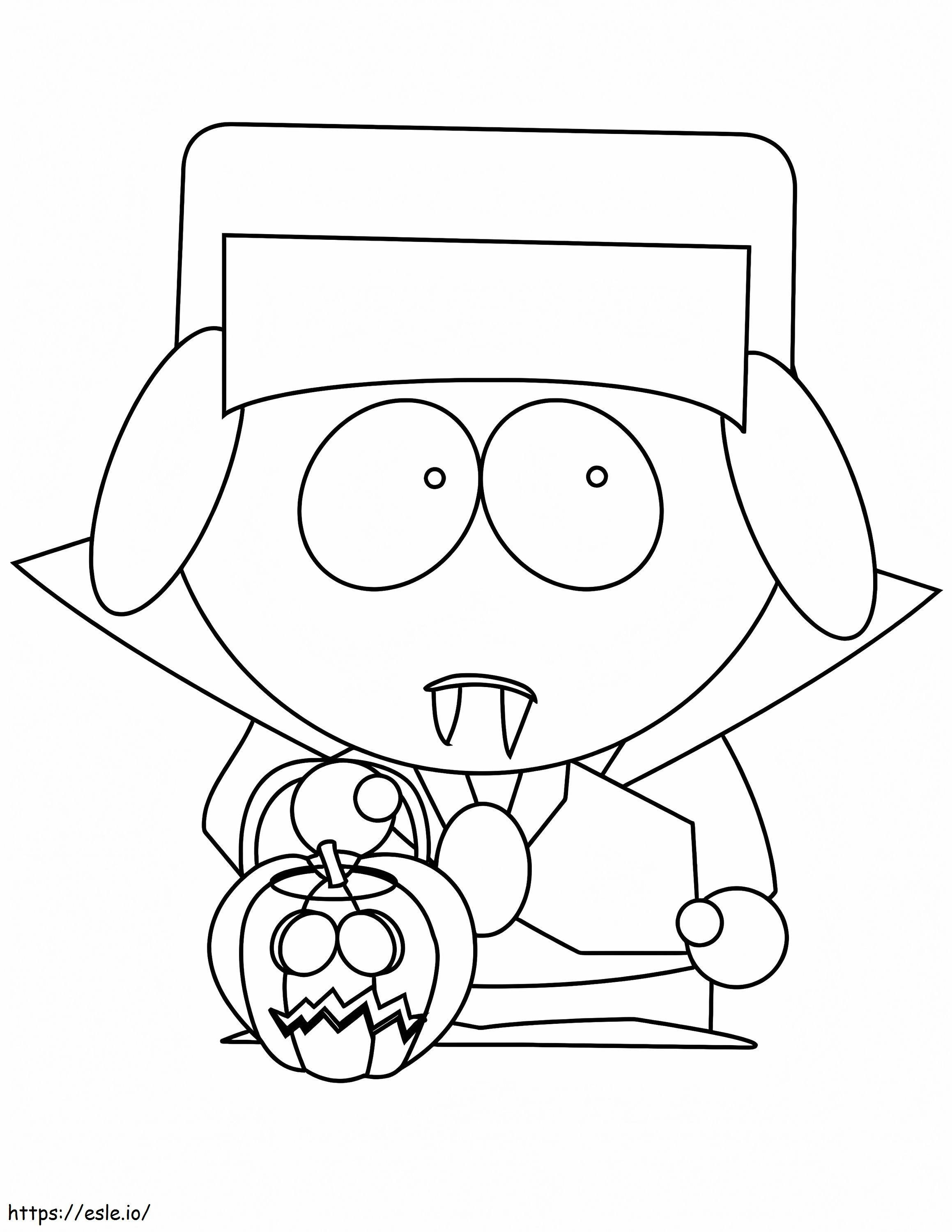 Halloween De South Park coloring page