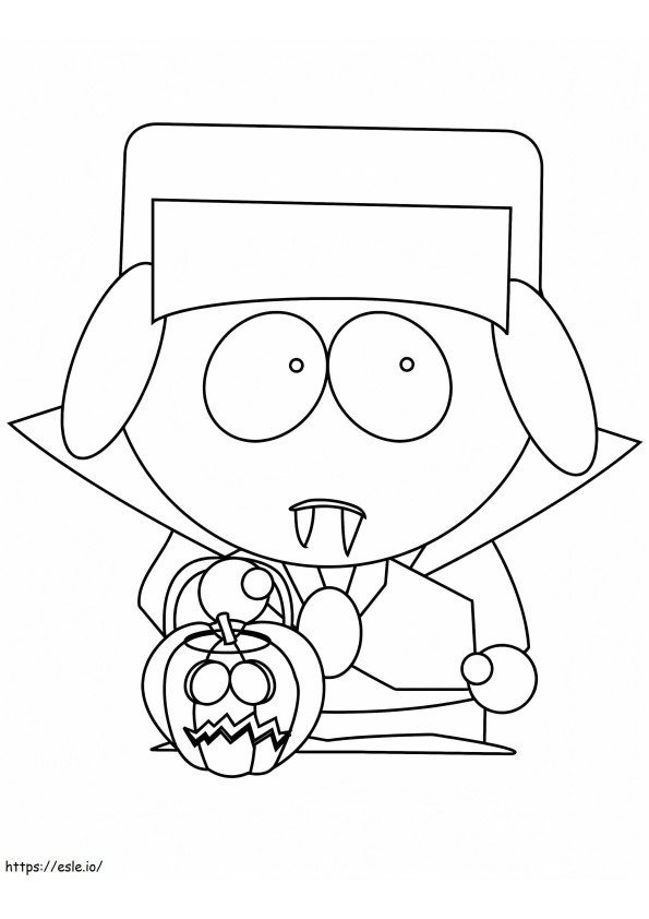 Halloween da South Park da colorare