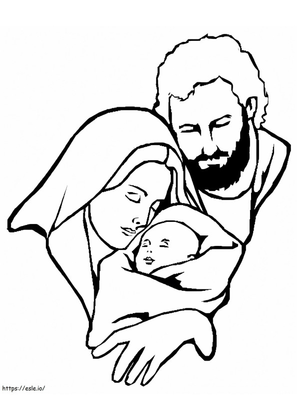 Baby Jesus 8 coloring page