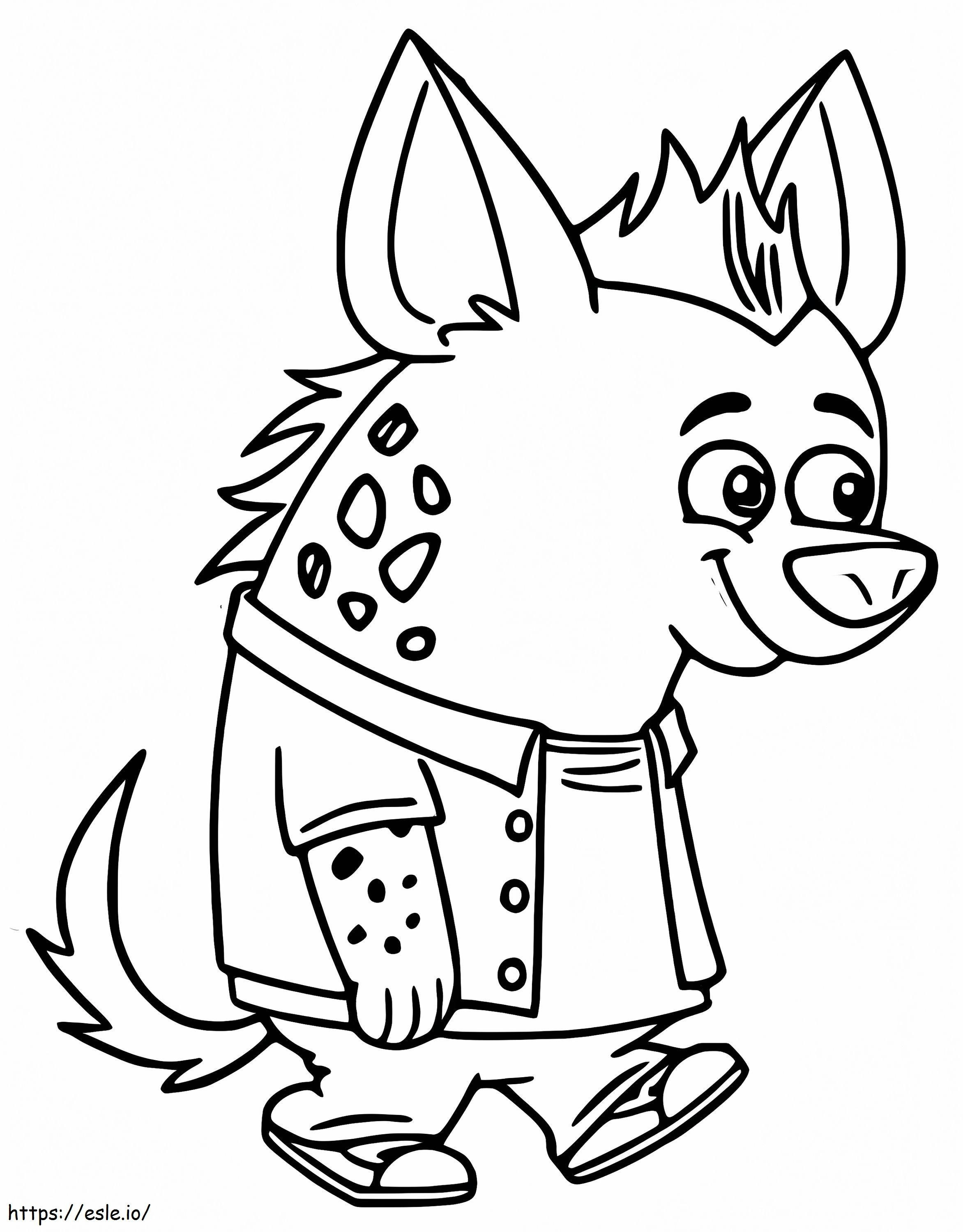 Howie Hyena de colorat