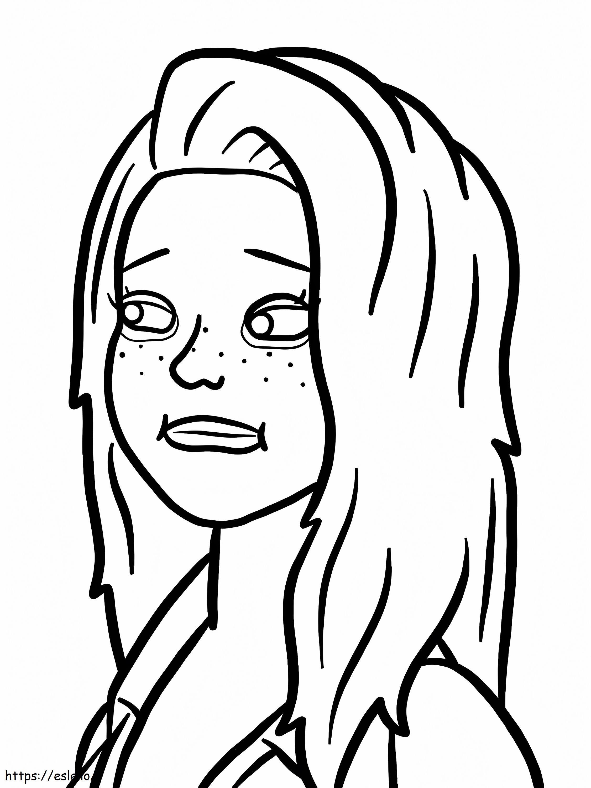 Enfrentate A Sarah Lynn De Bojack Horseman coloring page