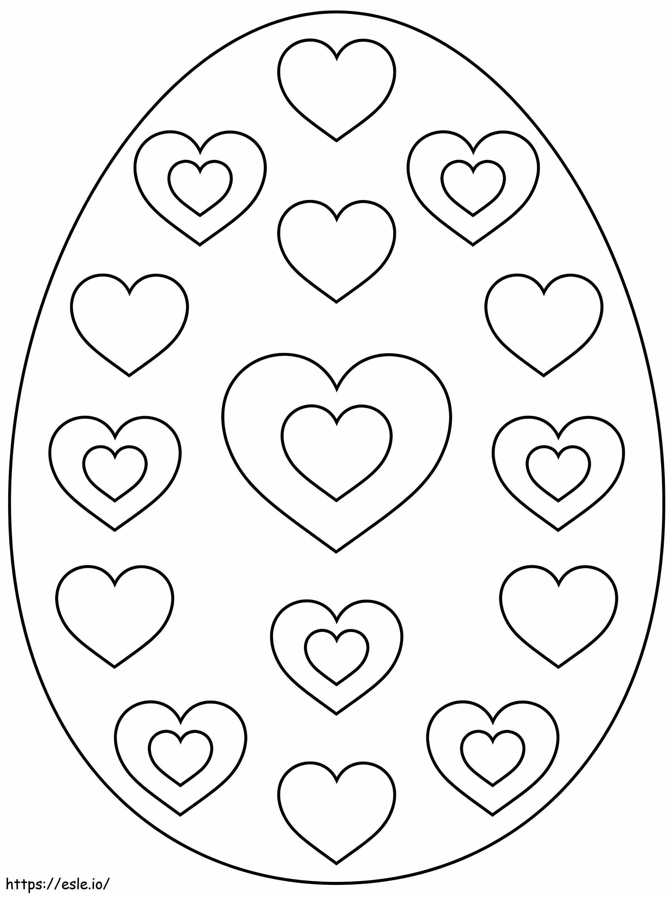Telur Paskah Cantik 2 Gambar Mewarnai