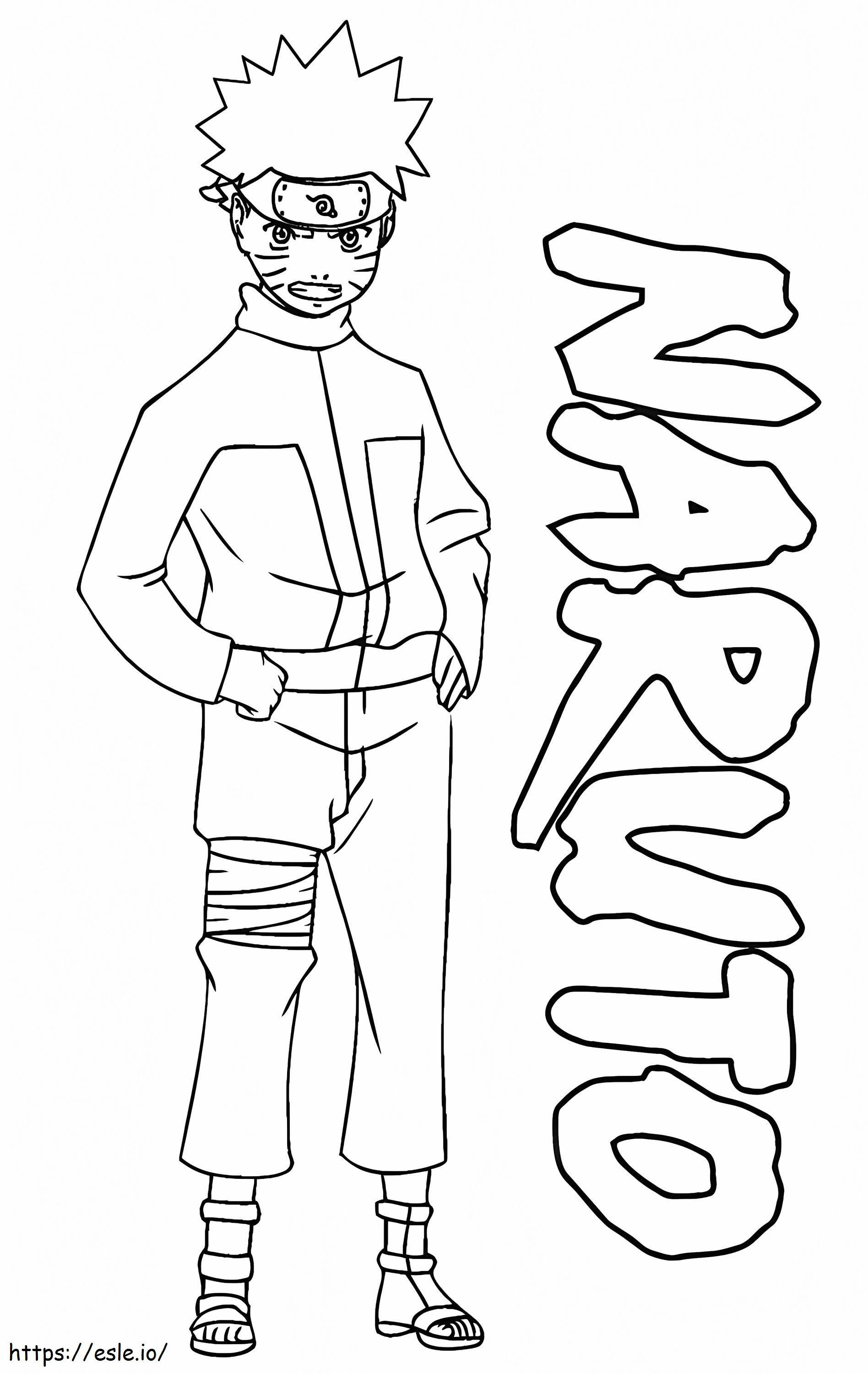 Coloring Pages Naruto Shippuden coloring page