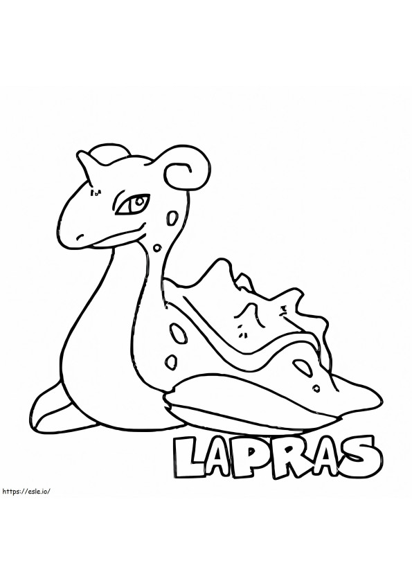 Pokemon Lapras coloring page