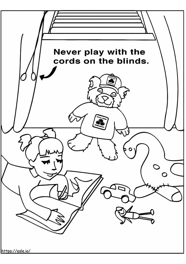 Print Child Safety coloring page
