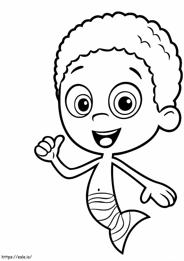 1562635102 Happy Goby A4 coloring page