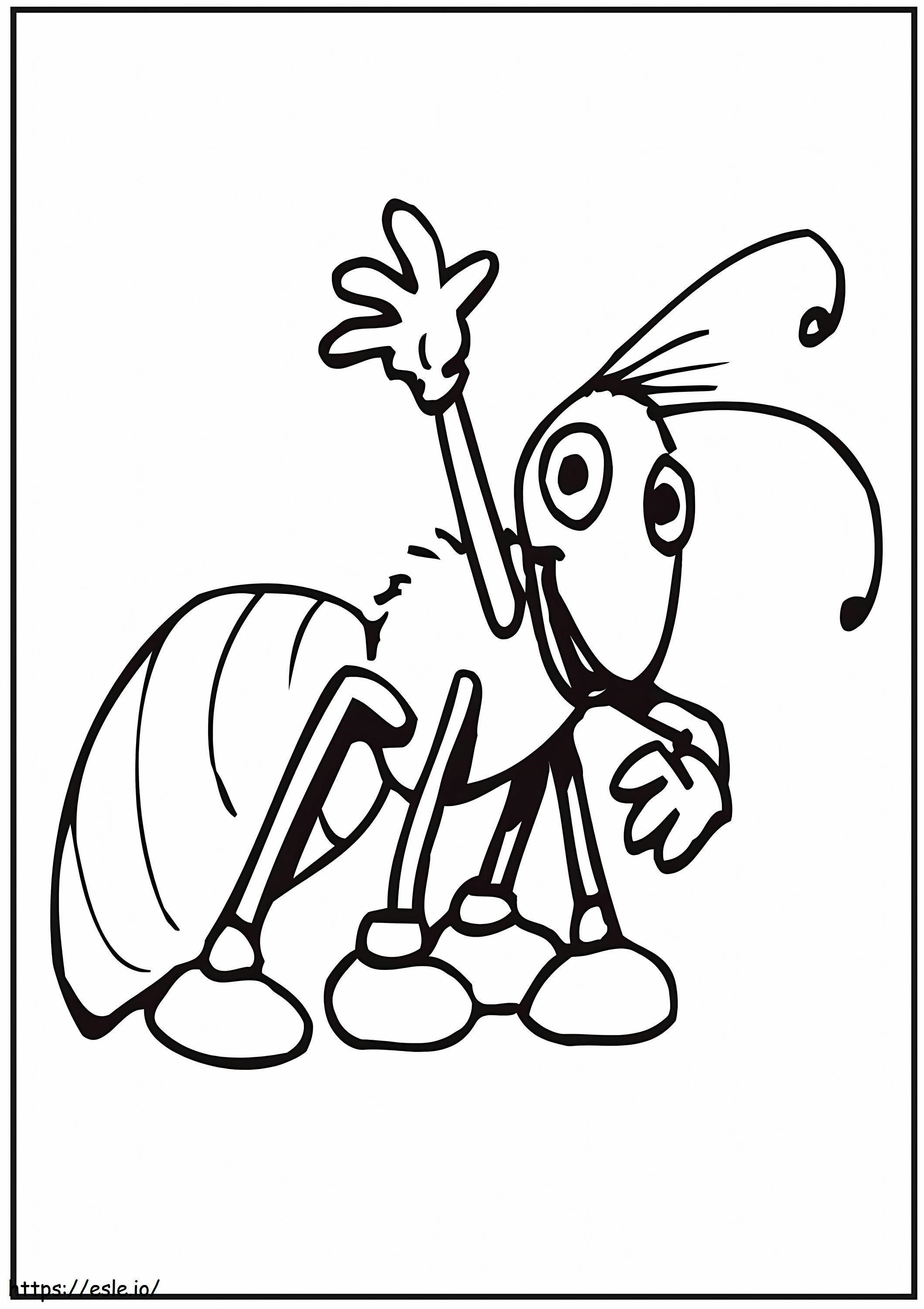 Ant Greets coloring page