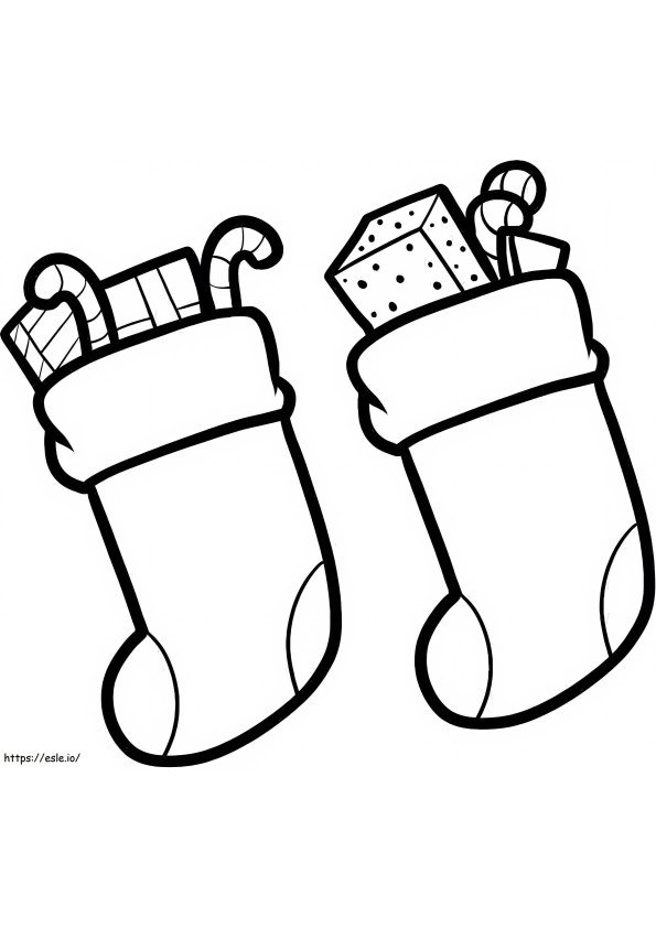Christmas Stocking 27 coloring page