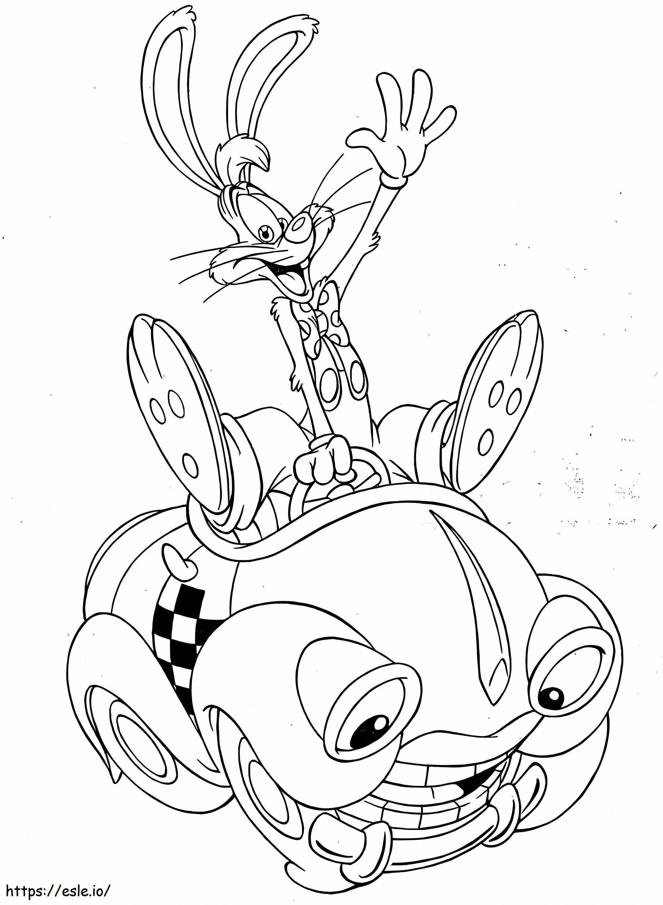 Benny The Cab And Roger Rabbit coloring page