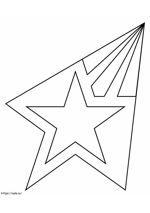 Perus Shooting Star värityskuva