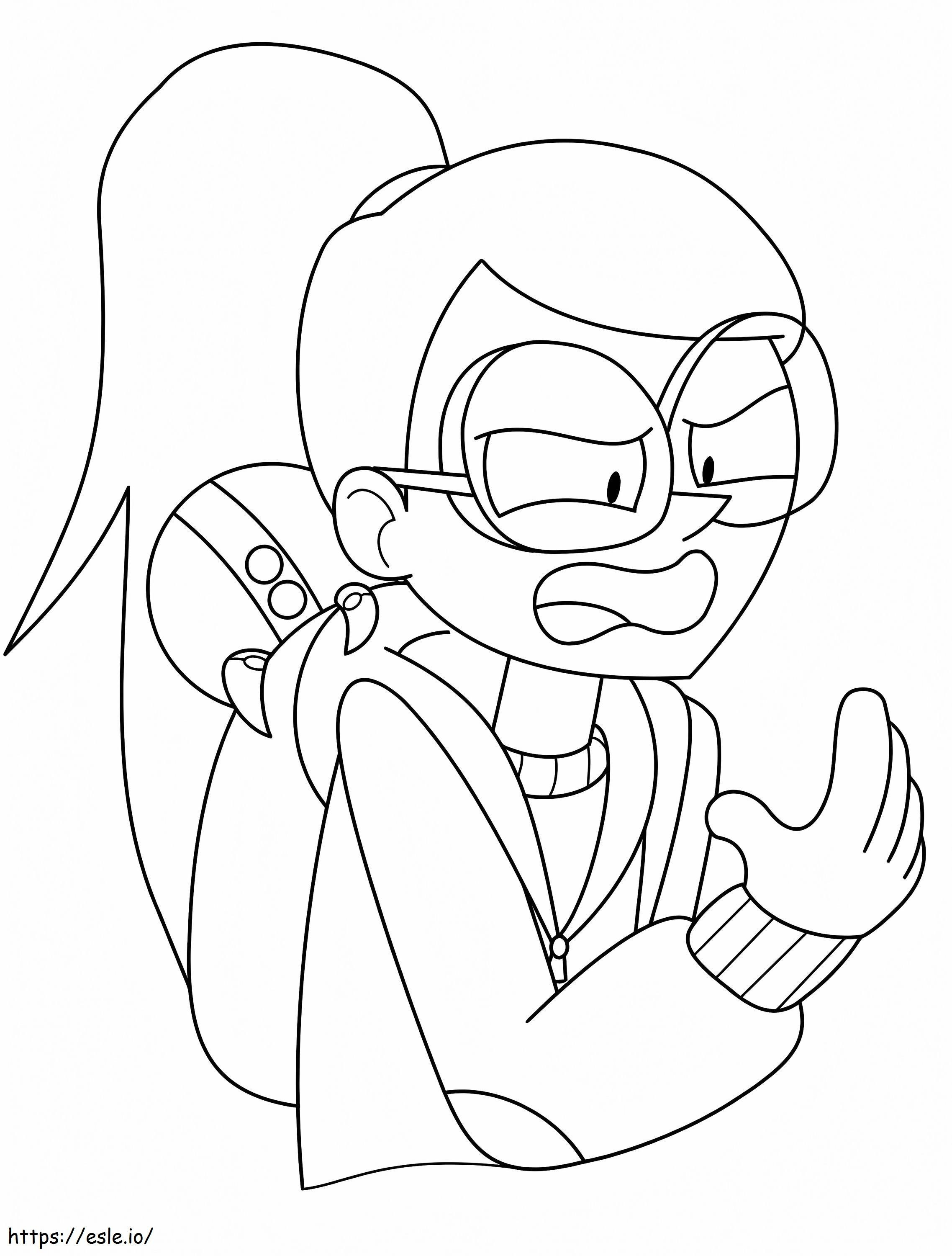 Tulip Olsen Infinity Train coloring page