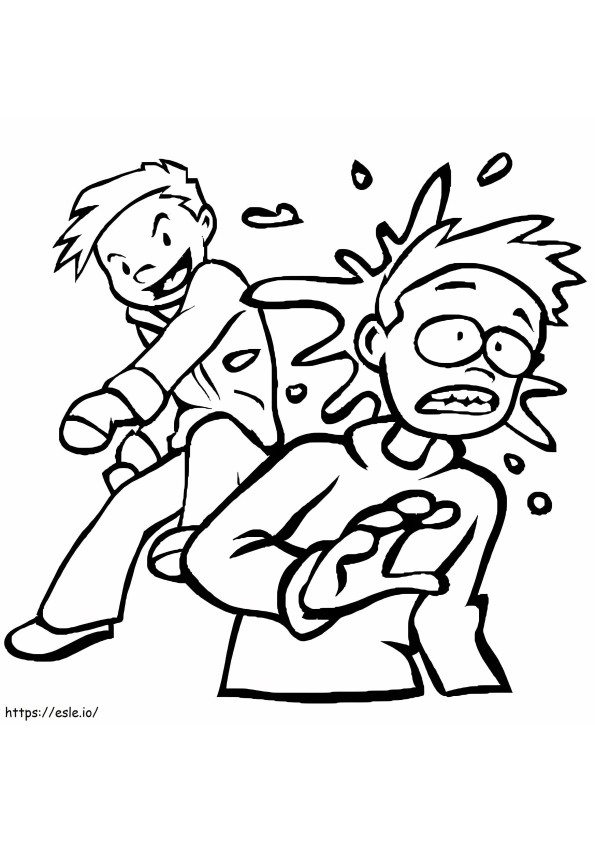 Snowball Fight 2 coloring page