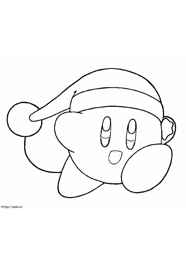 Kirby do druku kolorowanka