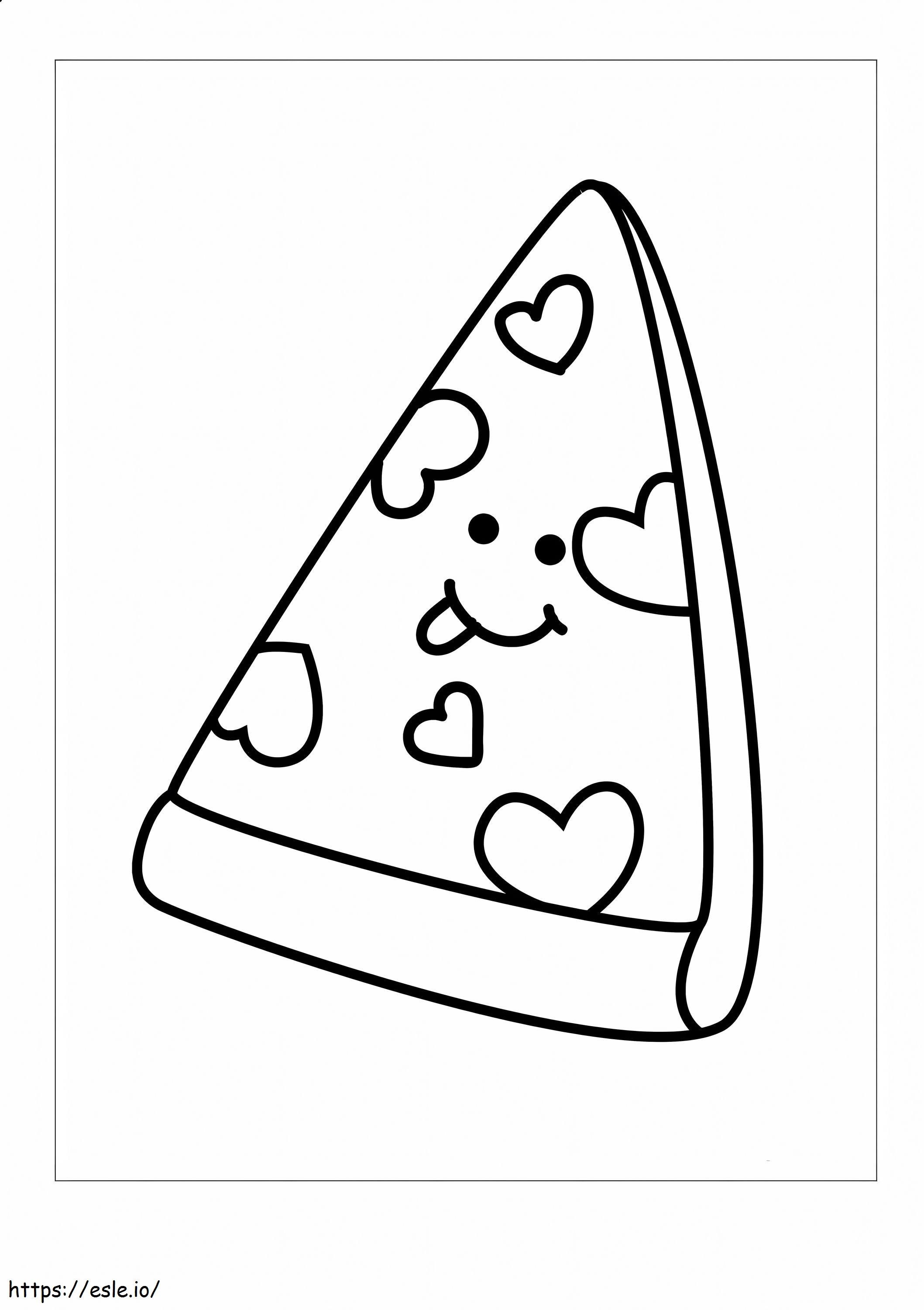 Linda Pizza Coloring Page - Free Printable for Kids