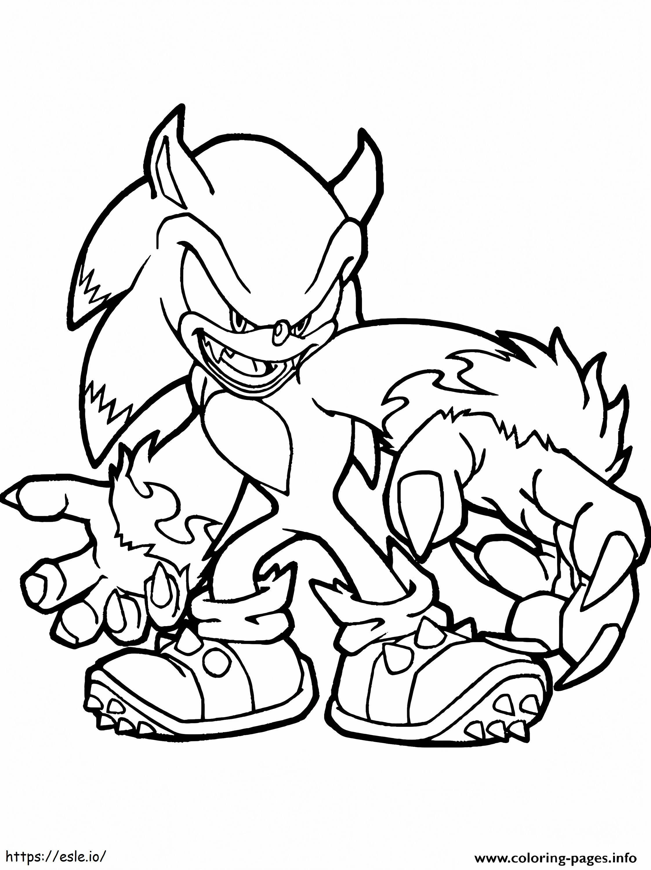 1545011619 1451499645Sonic The New Monster coloring page