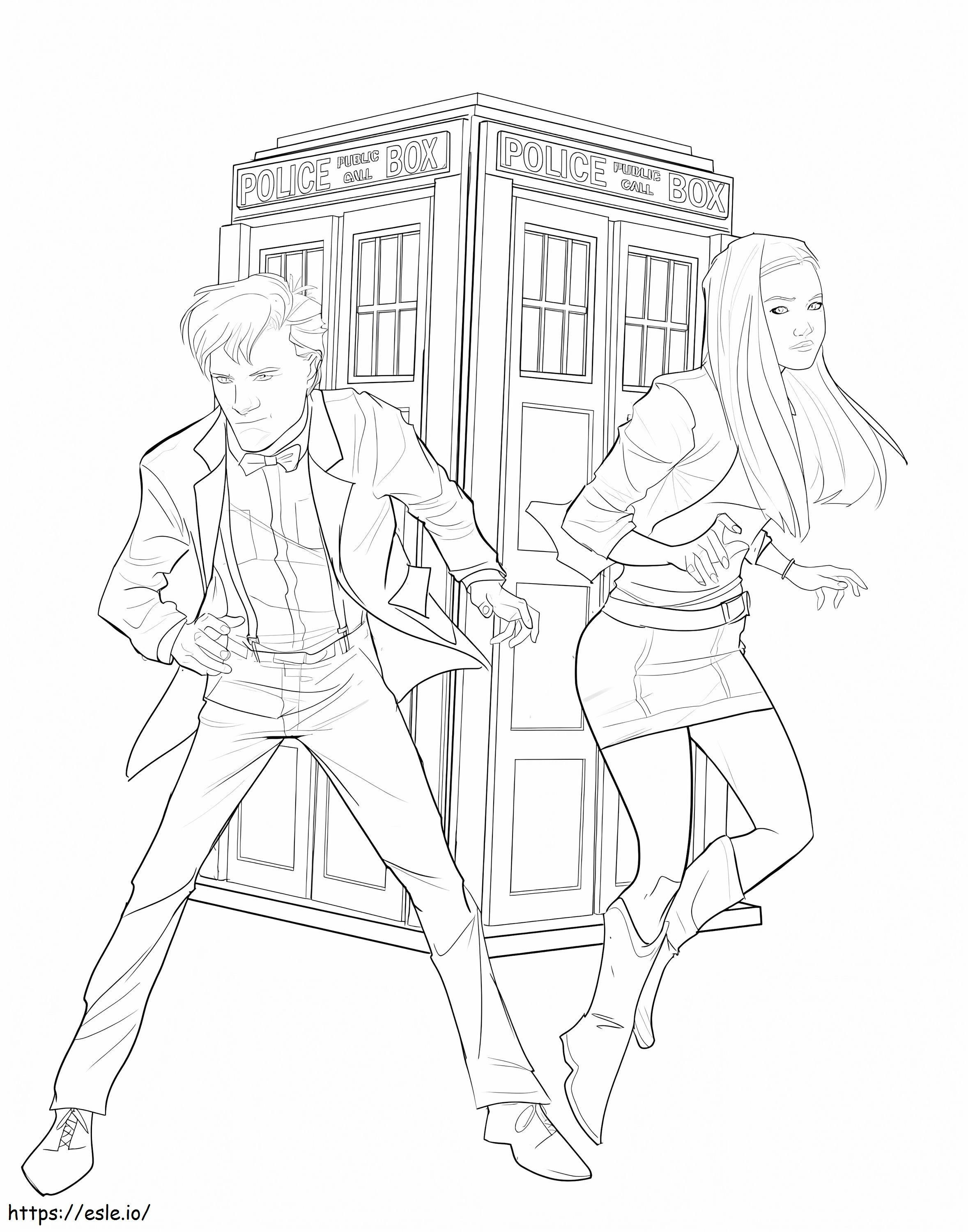 Doctor Who 8 coloring page