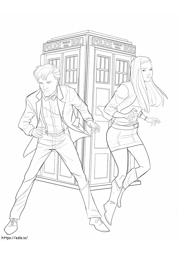 Doctor Who 8 coloring page