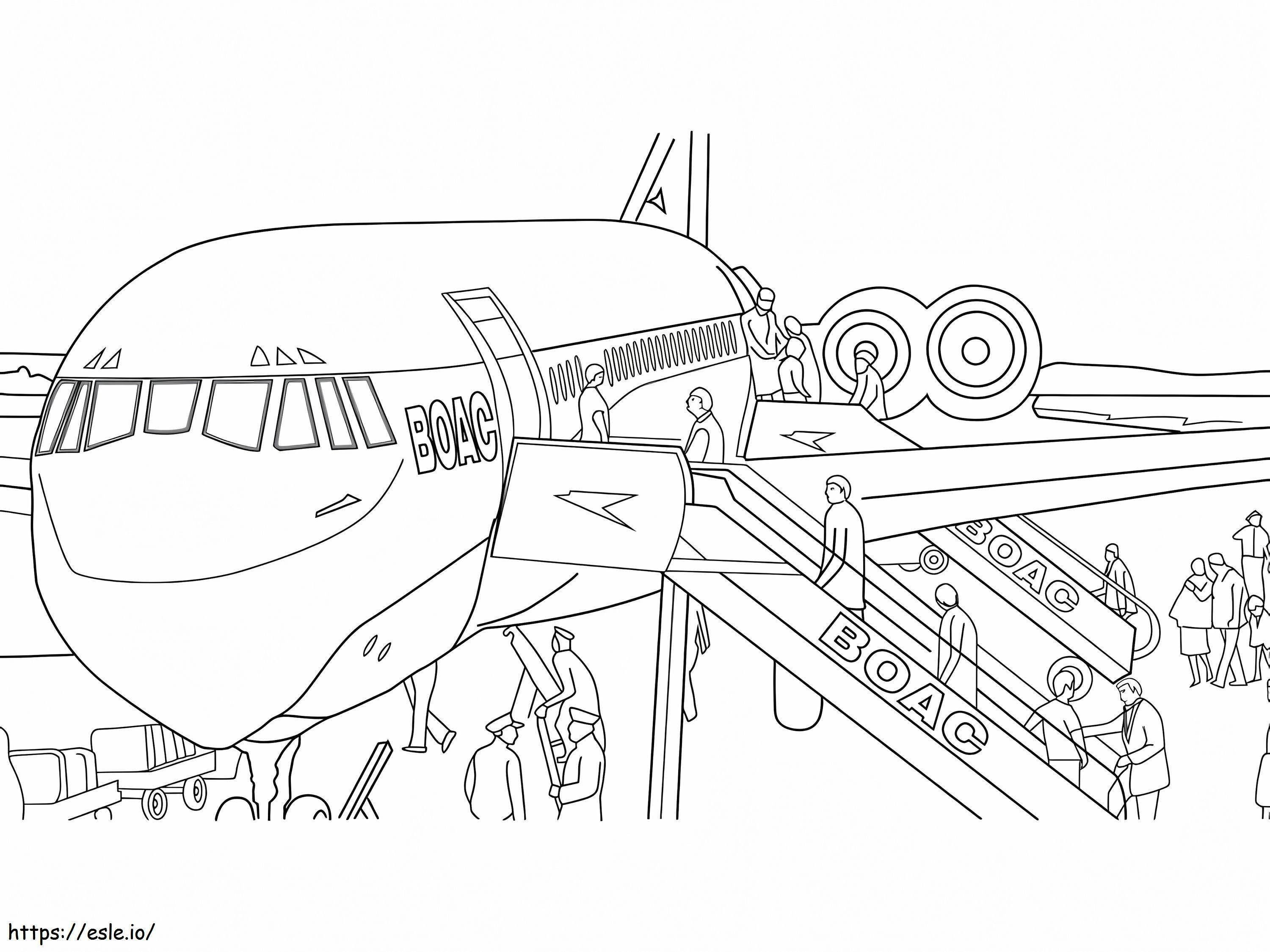 Printable Airport coloring page