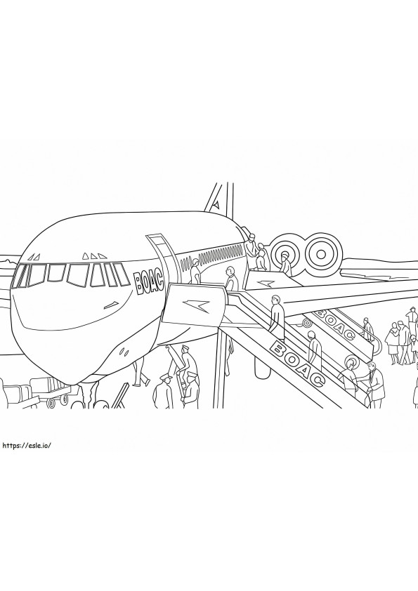 Printable Airport coloring page