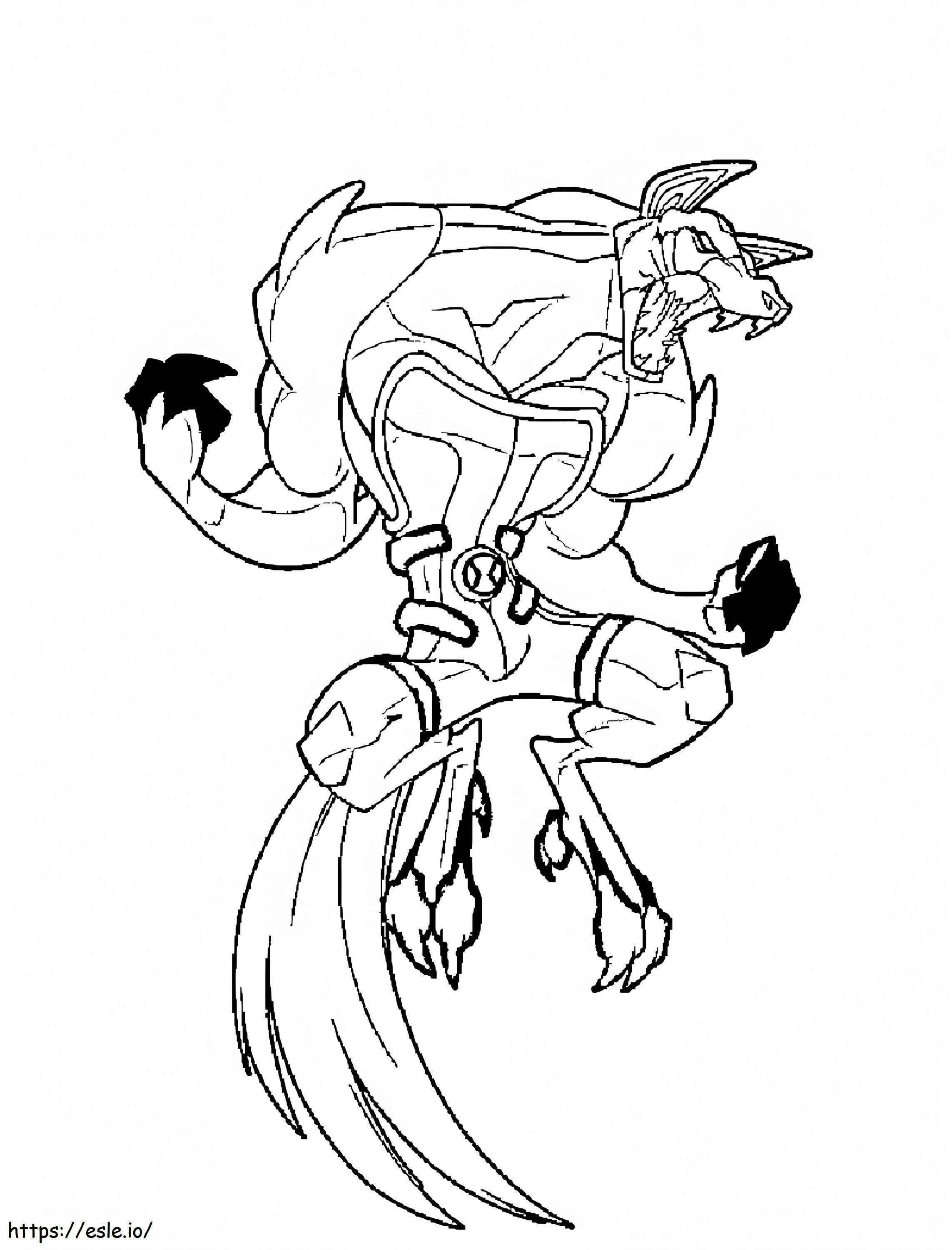 1542162672 Ben 10 43 coloring page