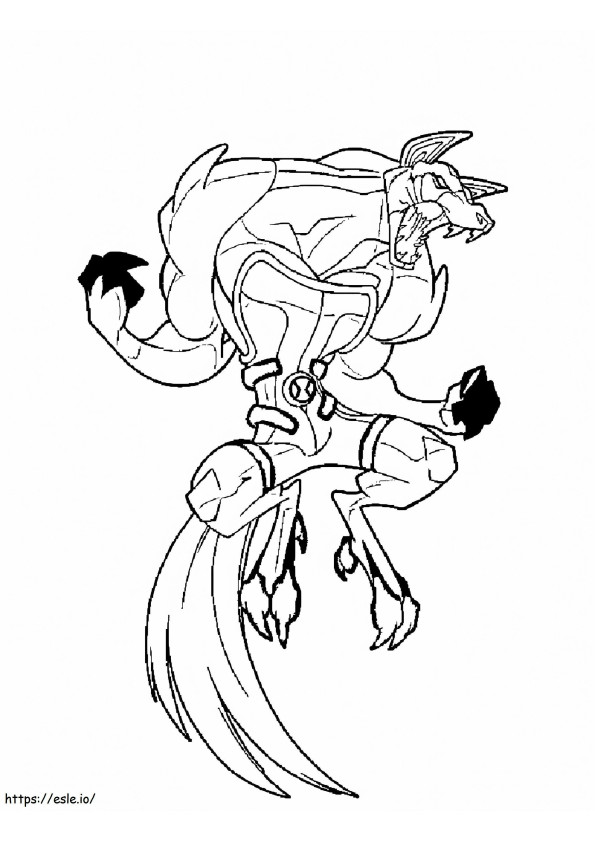 1542162672 Ben 10 43 coloring page