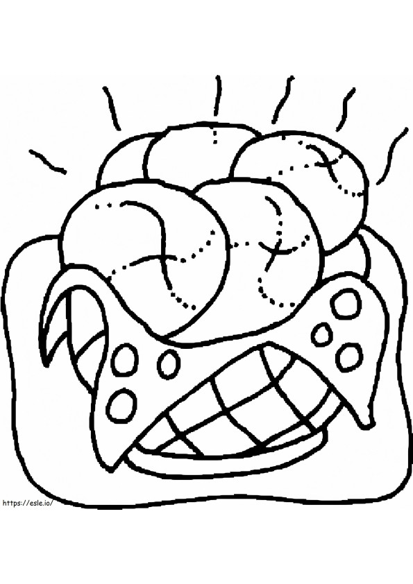 Bread Rolls coloring page