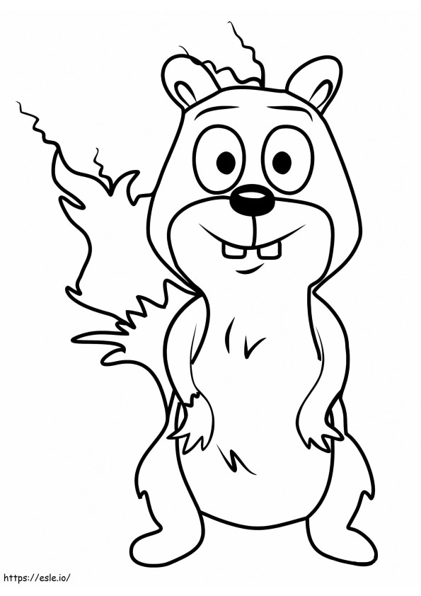 Sparky From Pound Puppies coloring page