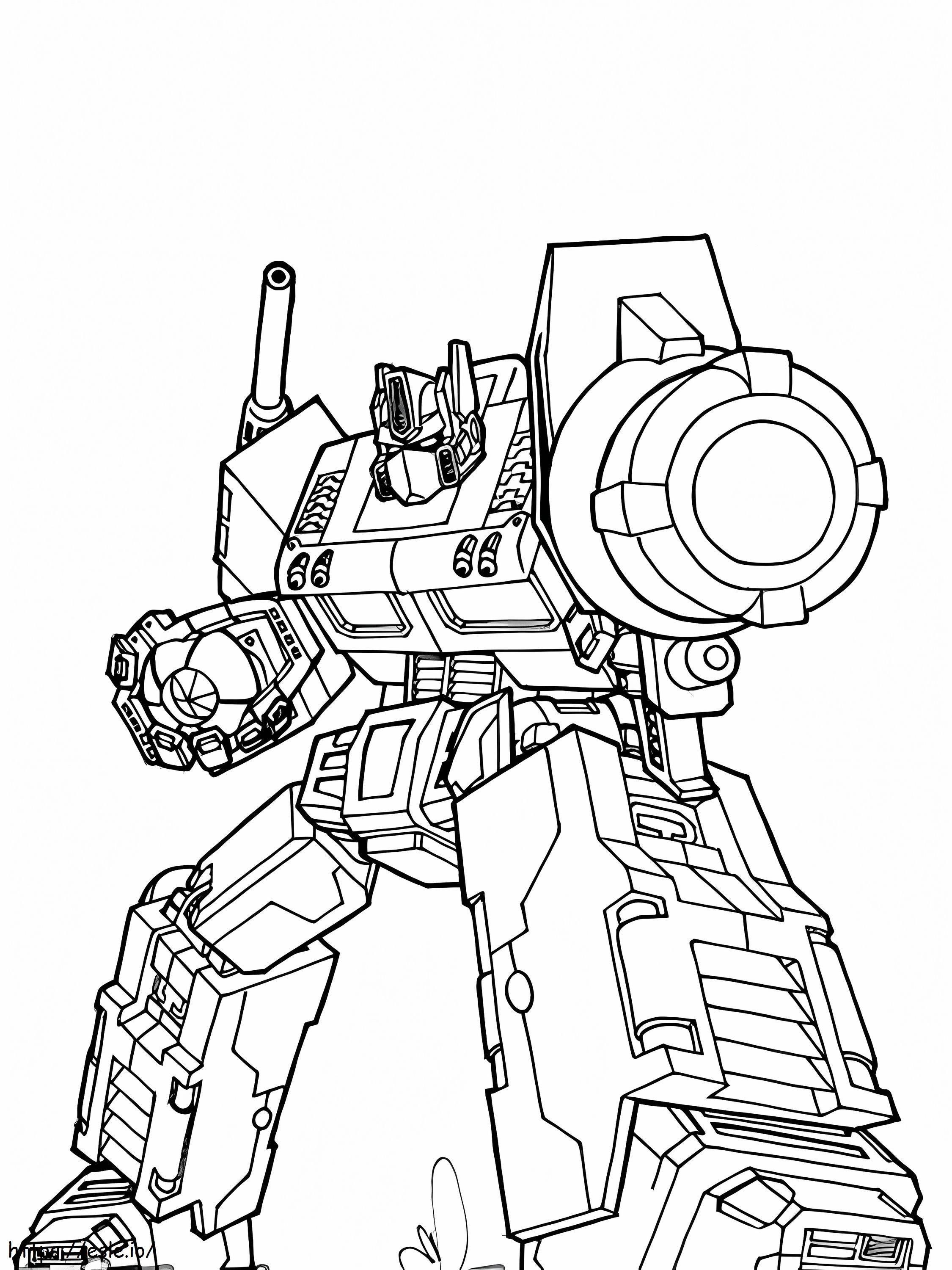 I Am Disapproving Of Optimus Prime coloring page
