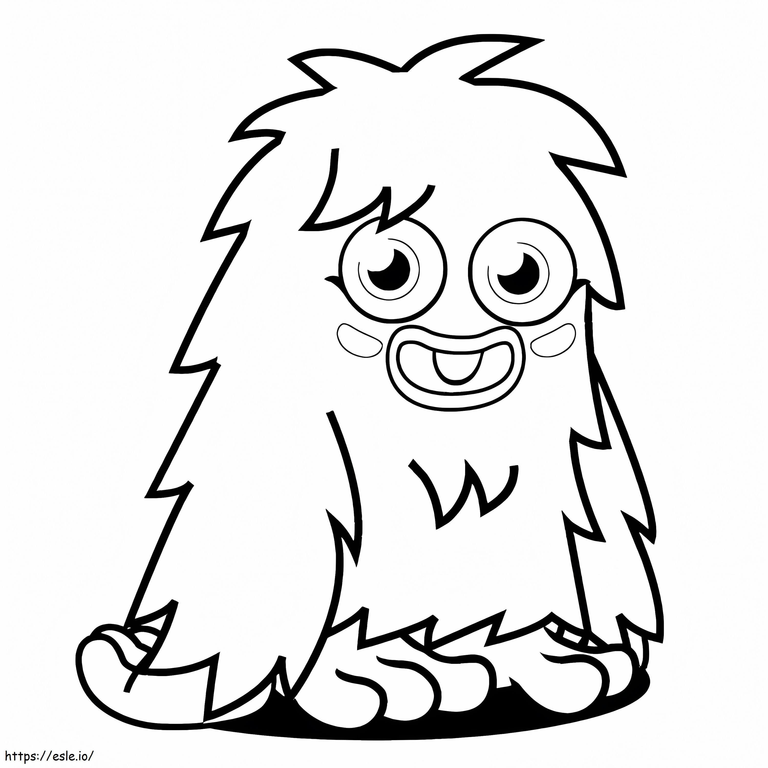 Furi In Moshi Monsters coloring page