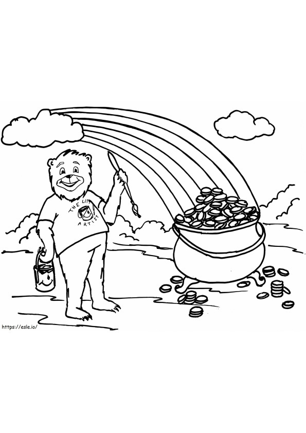 Pot Of Gold 11 coloring page