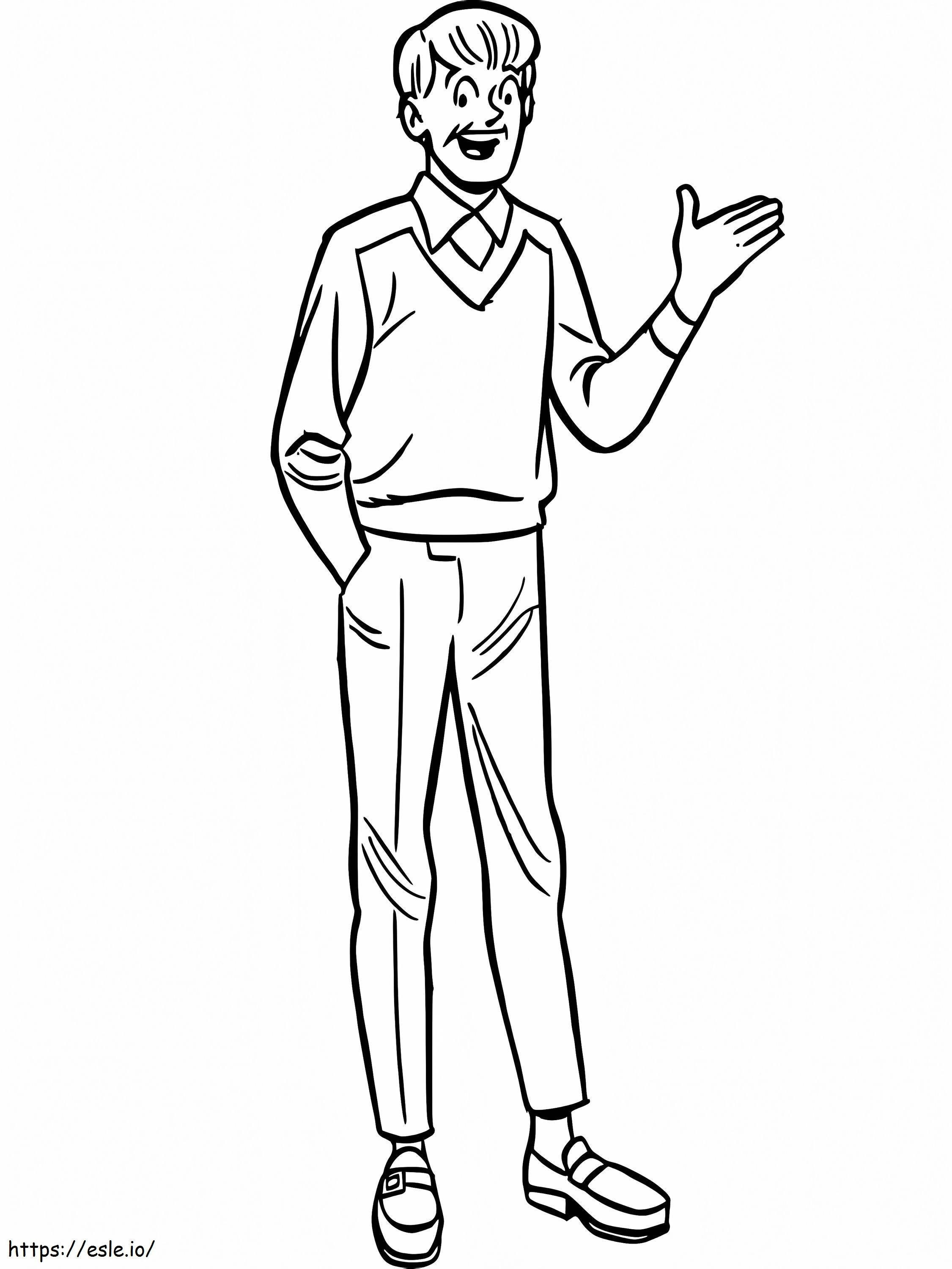Vintage Tommy coloring page