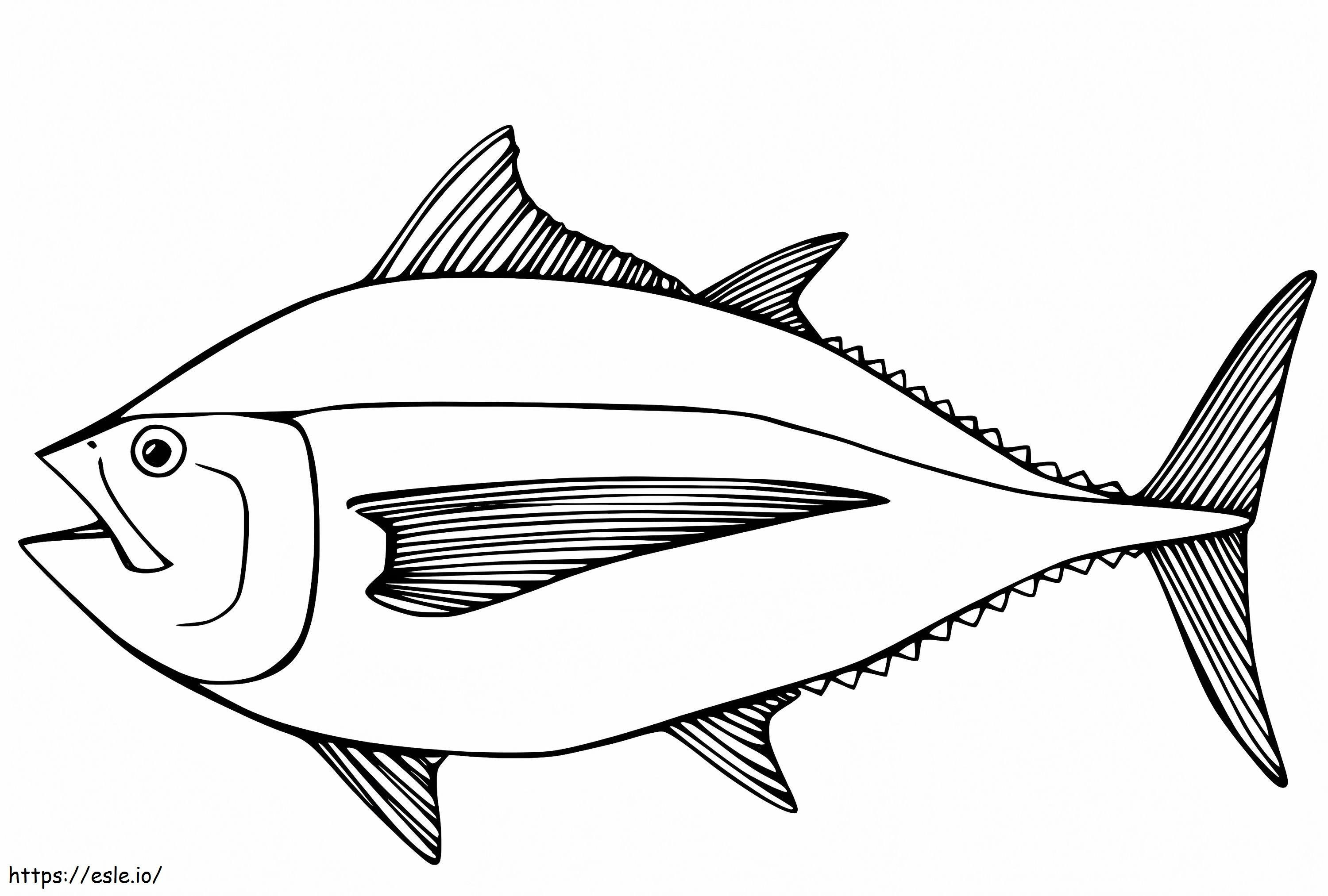 Nagy germon tonhal kifestő