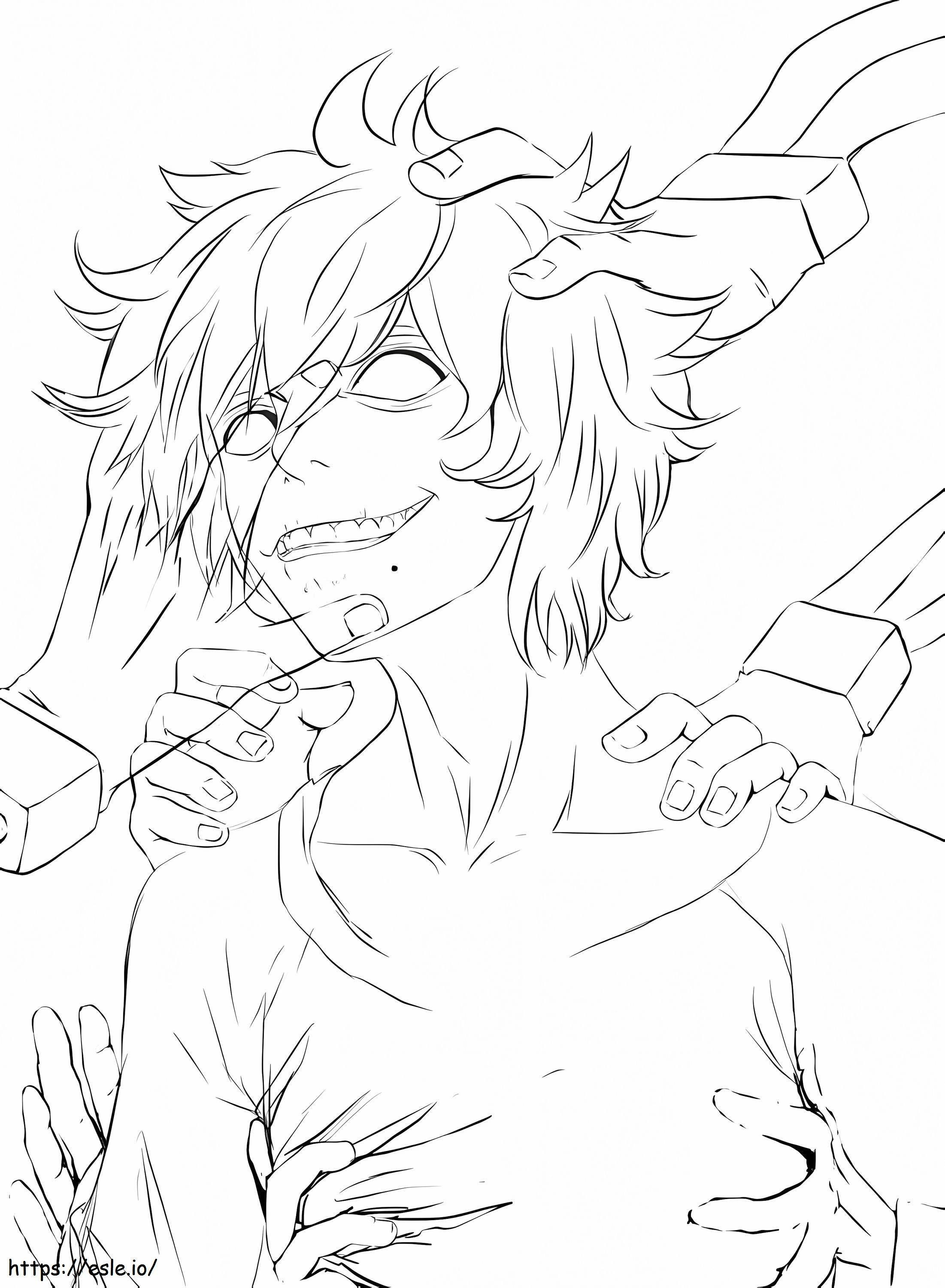 Shigaraki Tomura 4 värityskuva