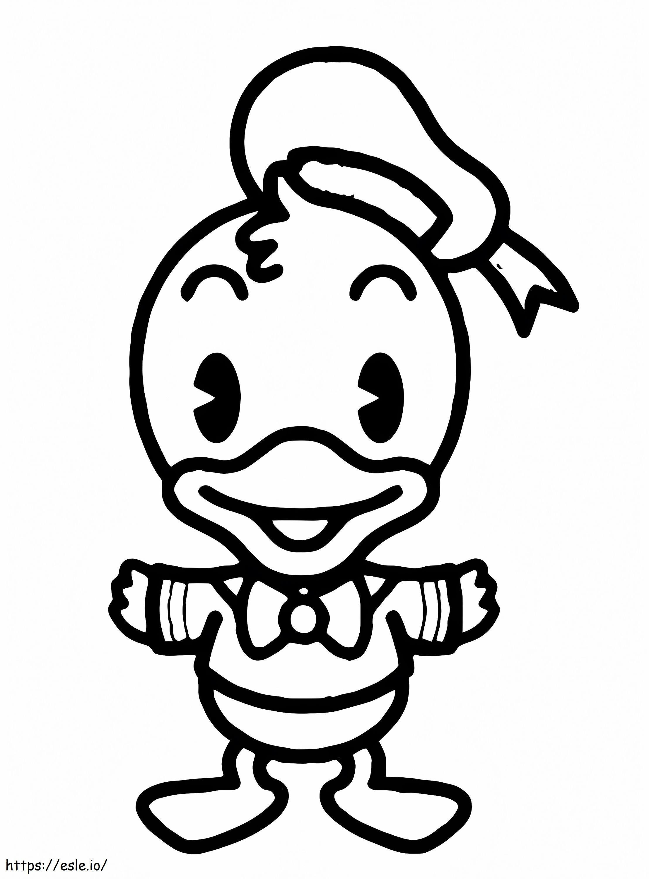 Donald Duck Disney Cuties coloring page