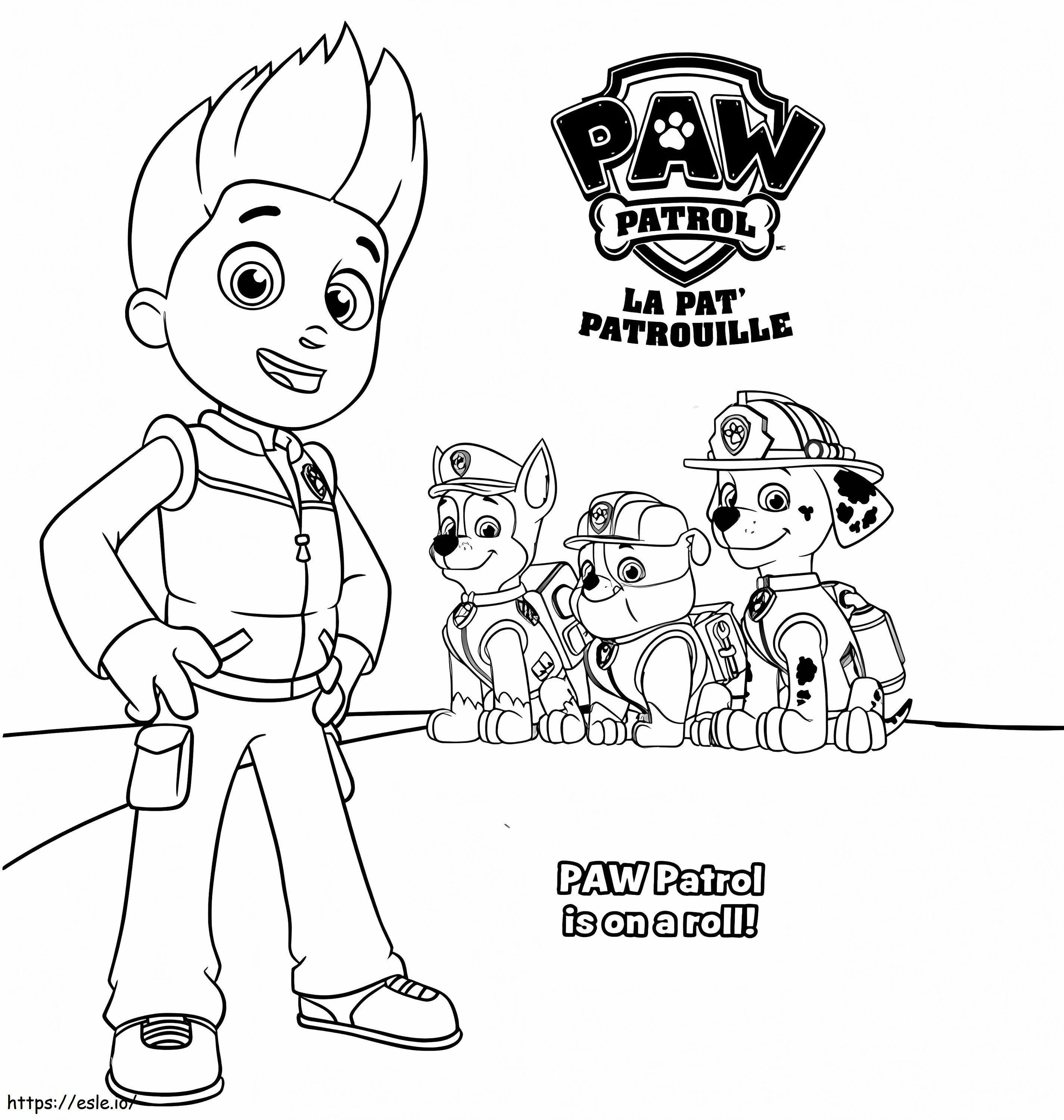 Chase Paw Patrol 13 coloring page