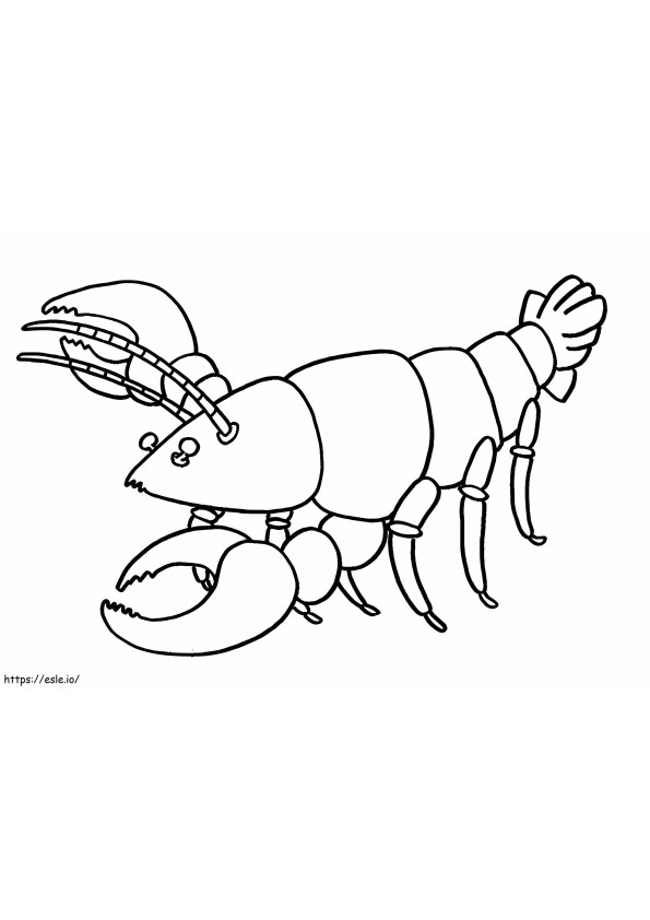 1526462405 Larry The Lobster A4 E1600823257281 coloring page